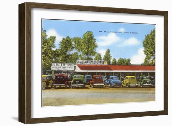 See 'Em Alive Zoo, Red Lodge, Montana-null-Framed Premium Giclee Print