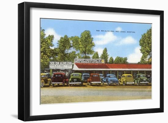 See 'Em Alive Zoo, Red Lodge, Montana-null-Framed Premium Giclee Print