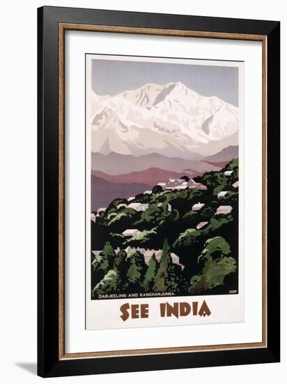 See India Poster-Shep-Framed Giclee Print