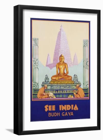 See India Poster-Dorothy Newsome-Framed Giclee Print