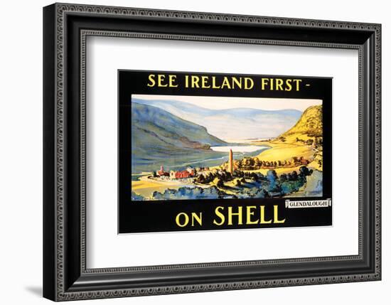 See Ireland First on Shell-null-Framed Premium Giclee Print