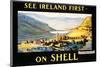 See Ireland First on Shell-null-Mounted Art Print