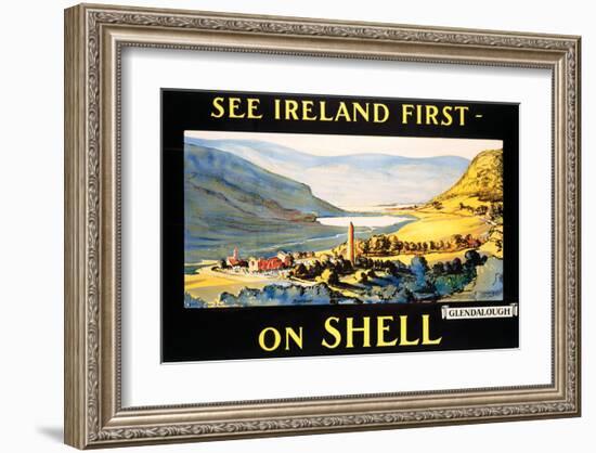 See Ireland First on Shell-null-Framed Art Print