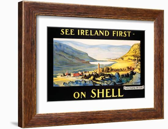 See Ireland First on Shell-null-Framed Art Print