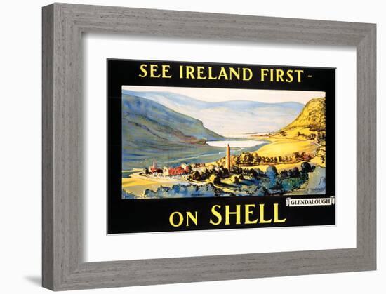 See Ireland First on Shell-null-Framed Art Print