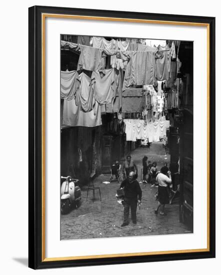 "See Naples and Then Die" by G.A. Sala--Framed Photographic Print