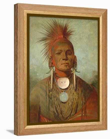 See-Non-Ty-A, an Iowa Medicine Man, 1844-45-George Catlin-Framed Premier Image Canvas