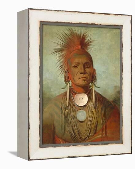 See-Non-Ty-A, an Iowa Medicine Man, 1844-45-George Catlin-Framed Premier Image Canvas