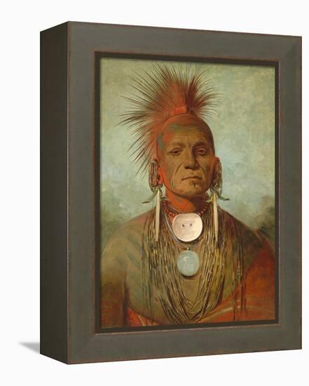 See-Non-Ty-A, an Iowa Medicine Man, 1844-45-George Catlin-Framed Premier Image Canvas