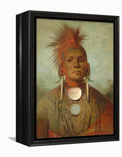 See-Non-Ty-A, an Iowa Medicine Man, 1844-45-George Catlin-Framed Premier Image Canvas