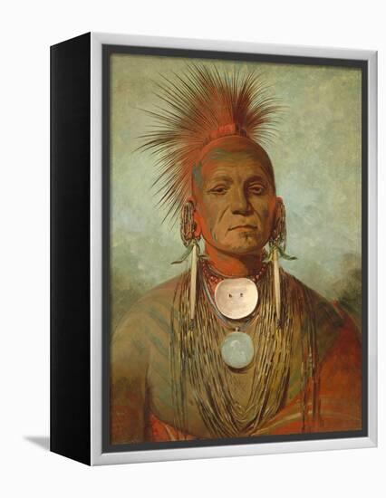 See-Non-Ty-A, an Iowa Medicine Man, 1844-45-George Catlin-Framed Premier Image Canvas