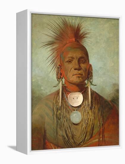 See-Non-Ty-A, an Iowa Medicine Man, 1844-45-George Catlin-Framed Premier Image Canvas