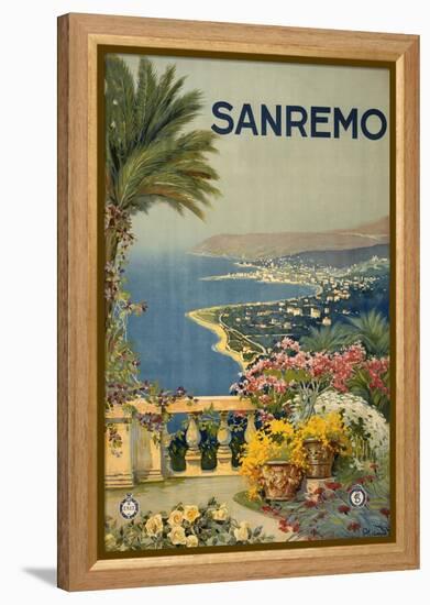 See San Remo-Studio W-Framed Stretched Canvas