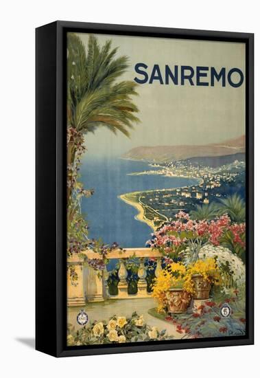 See San Remo-Studio W-Framed Stretched Canvas