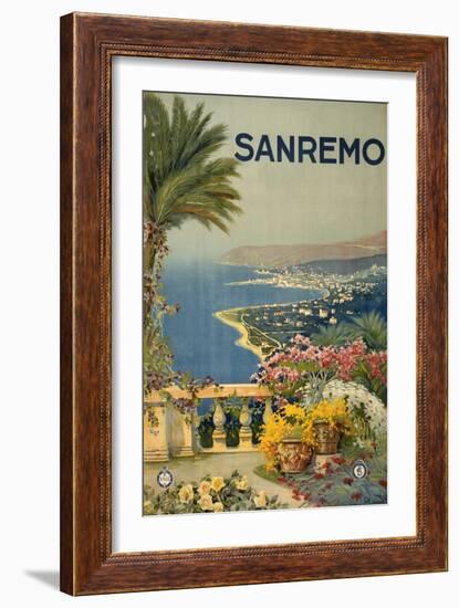 See San Remo-Studio W-Framed Art Print