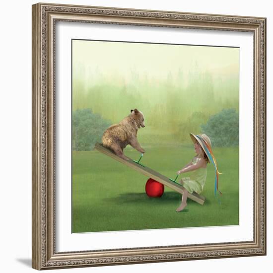 See Saw-Nancy Tillman-Framed Art Print