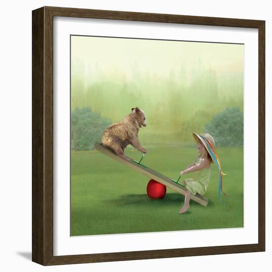 See Saw-Nancy Tillman-Framed Art Print