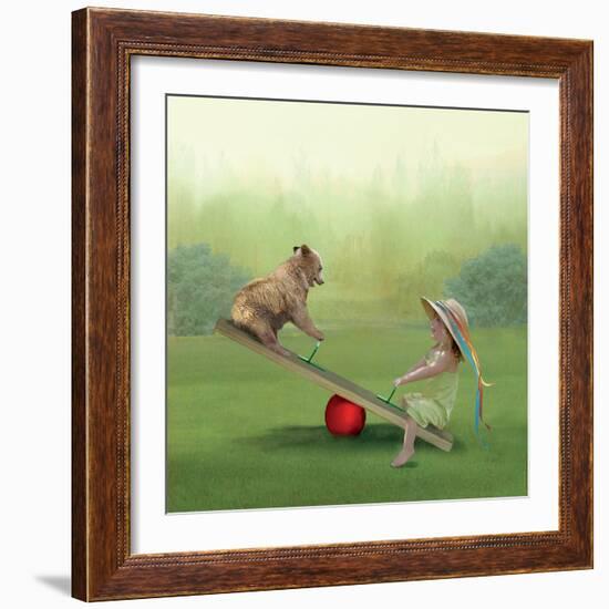 See Saw-Nancy Tillman-Framed Art Print