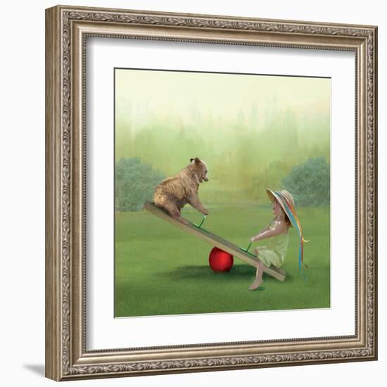 See Saw-Nancy Tillman-Framed Art Print