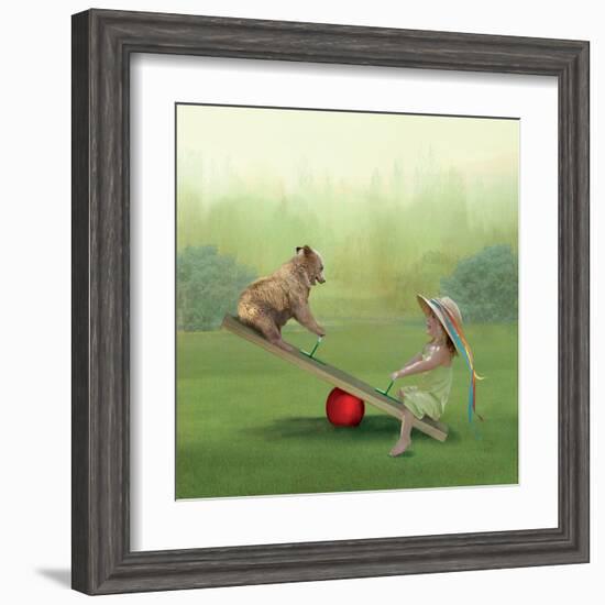 See Saw-Nancy Tillman-Framed Art Print