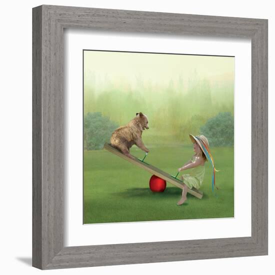 See Saw-Nancy Tillman-Framed Art Print