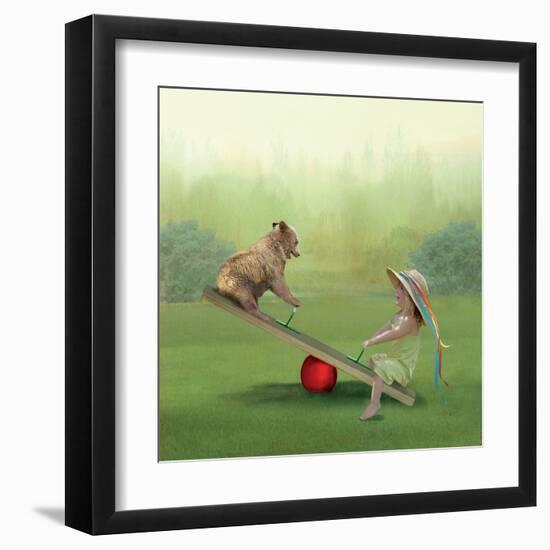 See Saw-Nancy Tillman-Framed Art Print