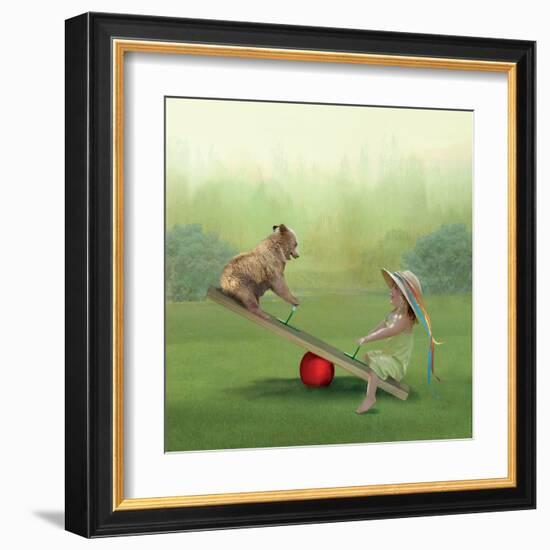 See Saw-Nancy Tillman-Framed Art Print