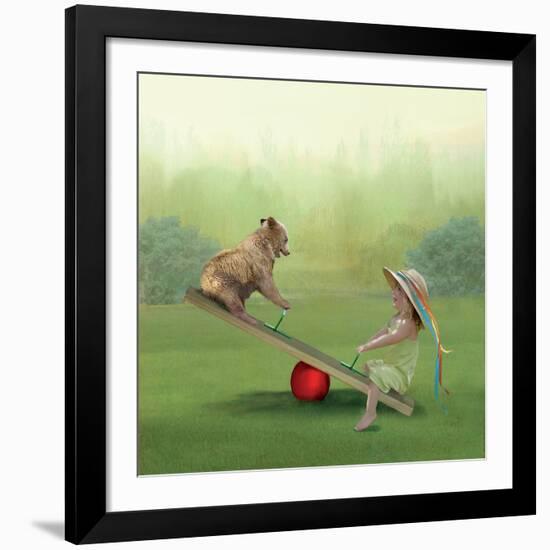 See Saw-Nancy Tillman-Framed Giclee Print