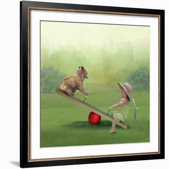 See Saw-Nancy Tillman-Framed Giclee Print