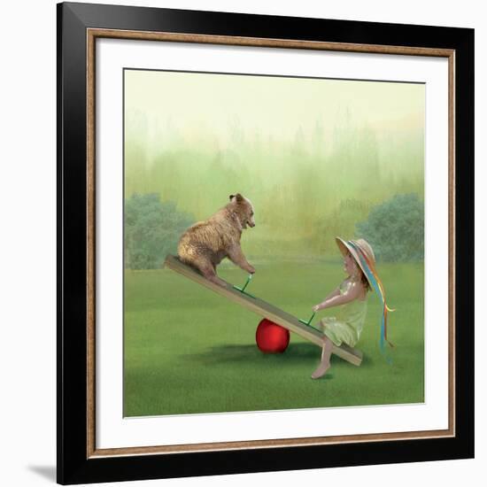 See Saw-Nancy Tillman-Framed Giclee Print