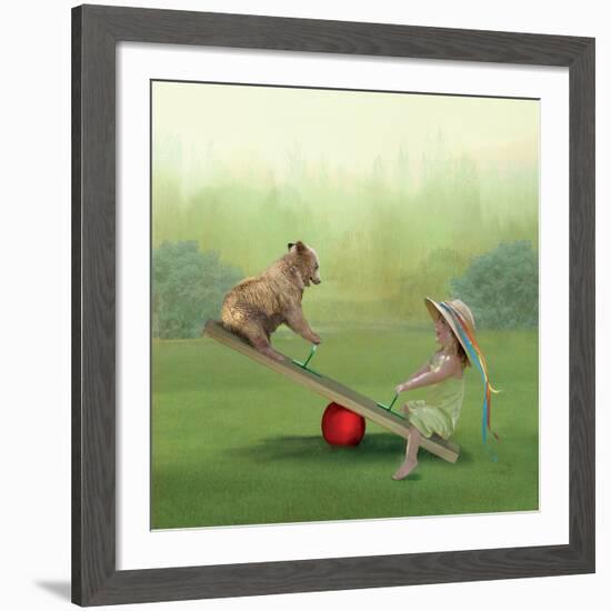 See Saw-Nancy Tillman-Framed Giclee Print