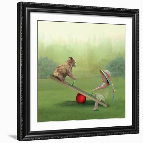 See Saw-Nancy Tillman-Framed Giclee Print