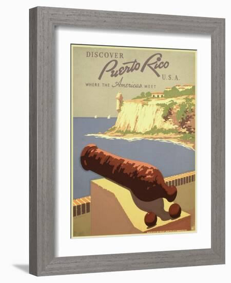 See South America I-Studio W-Framed Art Print