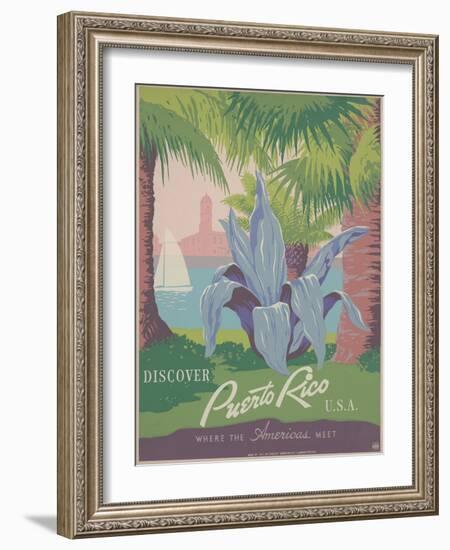 See South America IV-Studio W-Framed Art Print