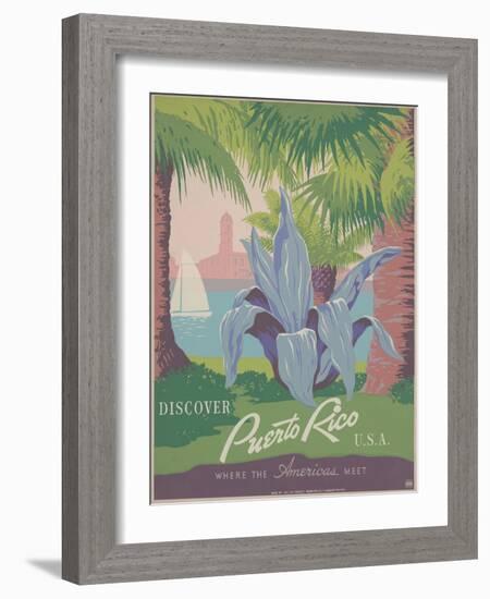 See South America IV-Studio W-Framed Art Print