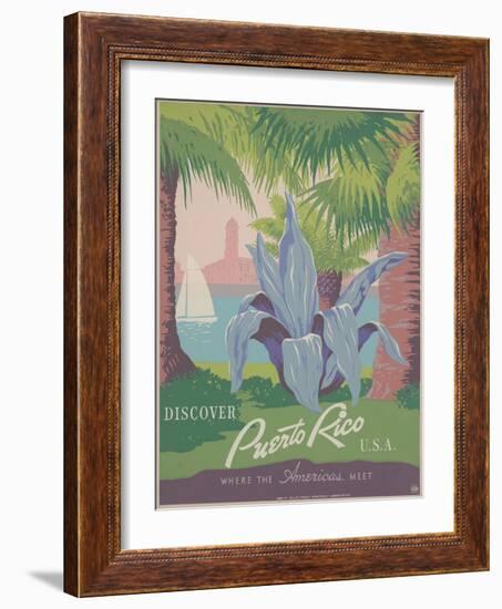 See South America IV-Studio W-Framed Art Print