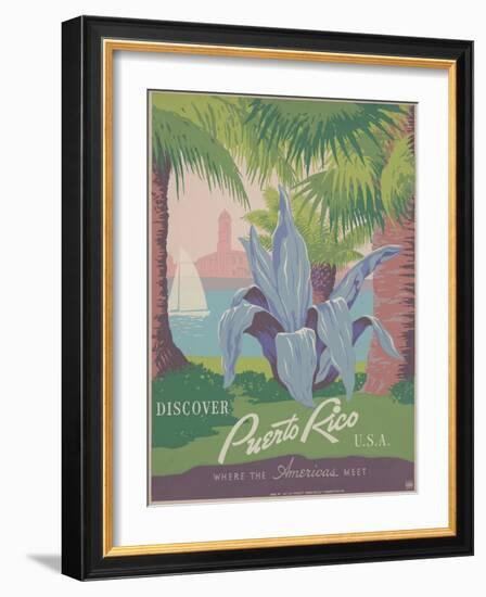 See South America IV-Studio W-Framed Art Print