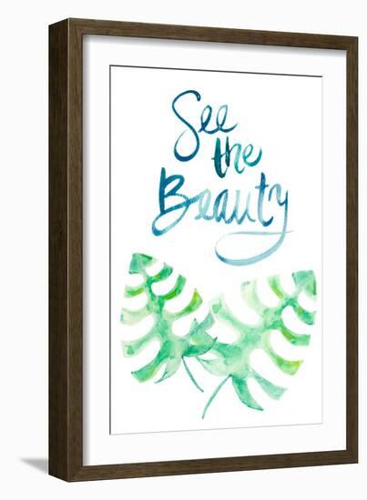 See the Beauty-Susan Bryant-Framed Art Print