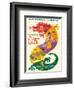 See the Enchanting Orient - Northwest Orient Airlines-Pacifica Island Art-Framed Art Print