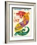 See the Enchanting Orient - Northwest Orient Airlines-Pacifica Island Art-Framed Art Print