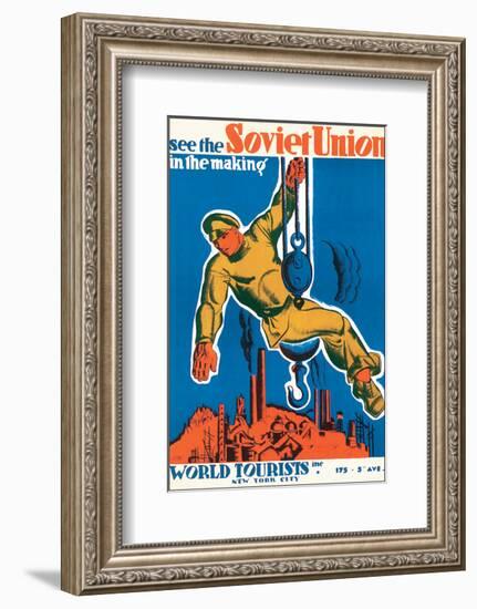 See The Soviet Union in The Making-null-Framed Art Print