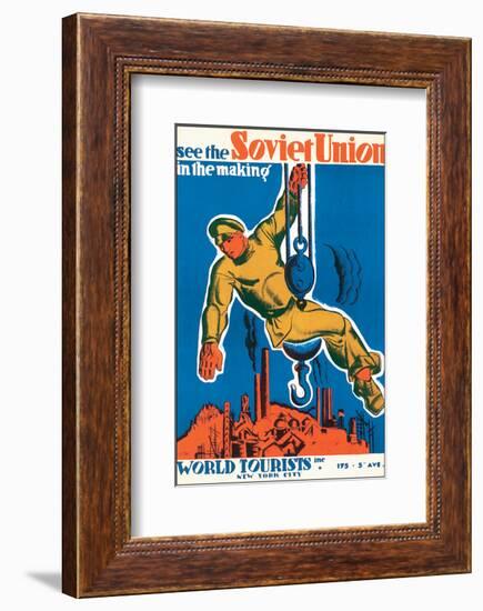 See The Soviet Union in The Making-null-Framed Art Print