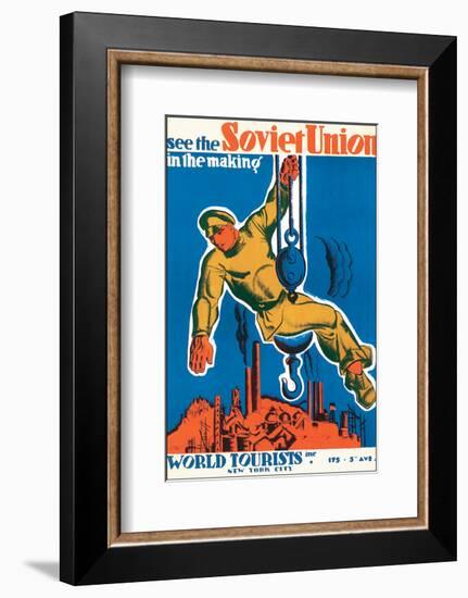 See The Soviet Union in The Making-null-Framed Art Print