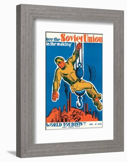 See The Soviet Union in The Making-null-Framed Art Print