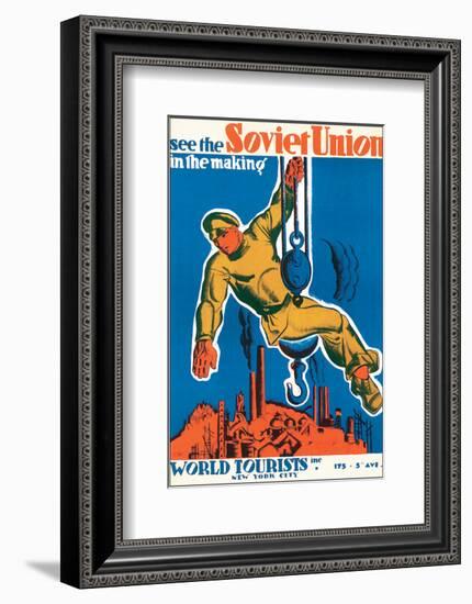 See The Soviet Union in The Making-null-Framed Art Print