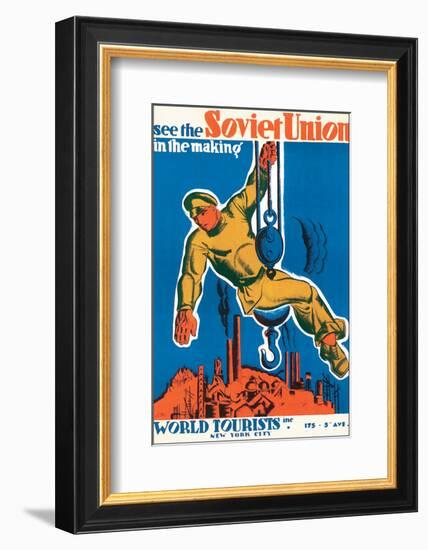 See The Soviet Union in The Making-null-Framed Art Print