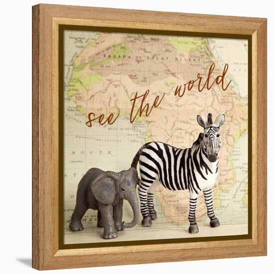 See The World-Susannah Tucker-Framed Stretched Canvas