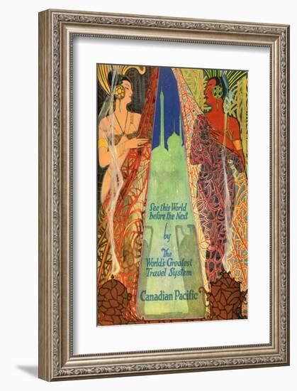 See this World before the Next by The World's Greatest Travel System-null-Framed Art Print