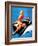 See Worthy Pin-Up 1944-Gil Elvgren-Framed Art Print