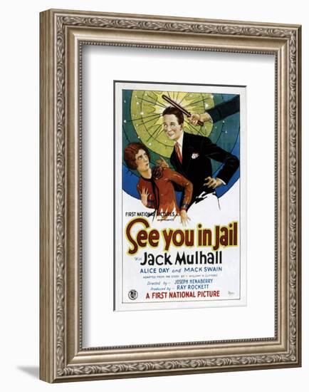 See You In Jail - 1927-null-Framed Giclee Print